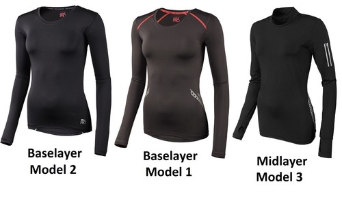 Femmes Sports de Course Haut Fonctionnel Midlayer O.Baselayer