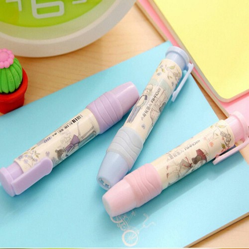 Student Cute Pen Shape Eraser Rubber Stationery Kid Gift Novelty Stationery