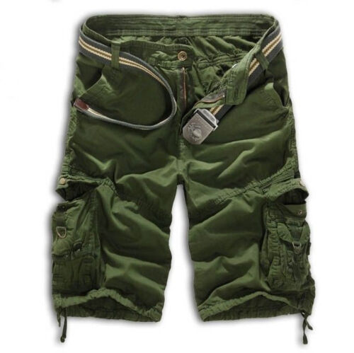 Herren Cargohose Shorts Bermudas Kurzhose Sporthose Freizeit Sommer Hose Casual