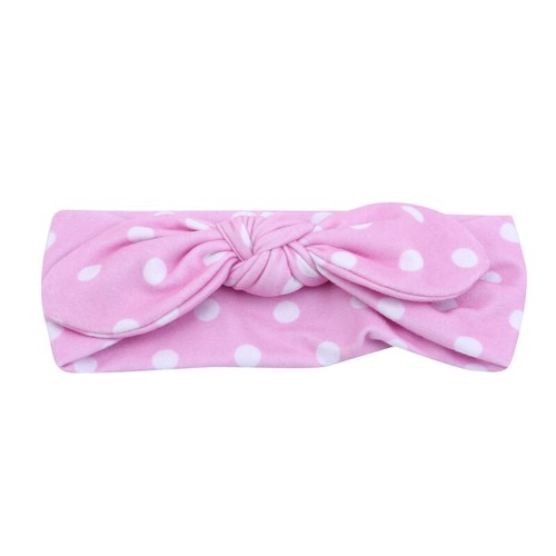 Children Baby Bunny Rabbit Ears Wrap Bow Bowknot Elastic Hair Band Headband 8C