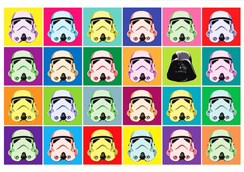 CHOOSE YOUR SIZE! FREE P+P Star Wars Poster POP ART Stormtrooper Large Quality
