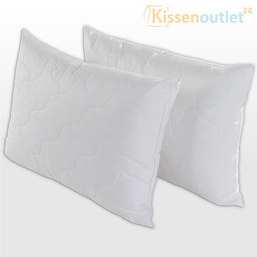 2 Stück Dekokissen Füllkissen Kissenfüllung Inlett Kissen Deluxe 70x90 cm