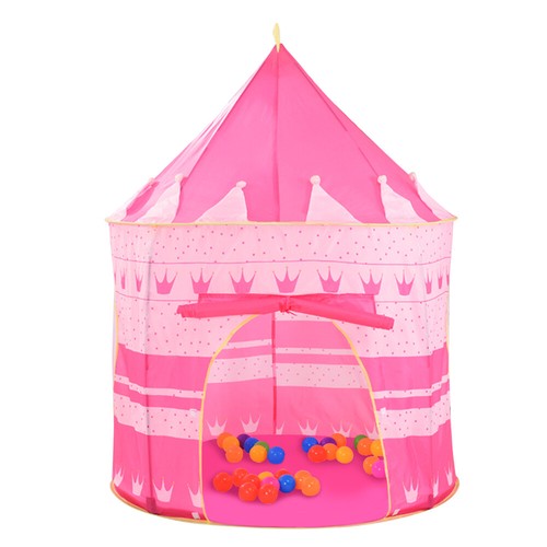 Girls Boys Playhouse Play Tent Pop Up Castle Pricess Prince Indoor Outdoor Toy