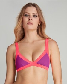 Agent Provocateur Mazzy Pink Green Purple Bikini Set 3/4 NWT