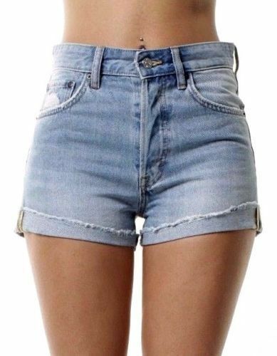 ladies denim shorts uk