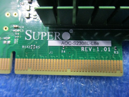 SUPERMICRO AOC-S2308L-L8E 8 PORTS 8 INTERNAL LOW-PROFILE T3-A9 6GB//S PER PORT