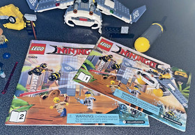 LEGO Ninjago Movie 70609 Manta Ray Bomber INCOMPLETE