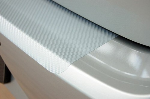Ladekantenschutz für MERCEDES E KLASSE S212 KOMBI Schutzfolie Carbon Silber 3D 1