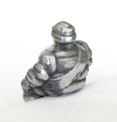 Superb Aluminium Michelin Man Car Bonnet Scooter Mascot Bibendum Hood Ornament