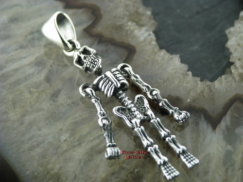 Remolque de cadenas calavera Skull esqueleto Gothic Celtic pendants plata 925