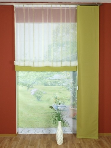 Plissé /"bandes/" avec couleur panneau ungeraffte hauteur 170 CM