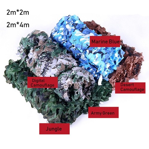 Outdoor Camping Sun Shelter Camo Netting Car Covers Tent Shade Camouflage Nets