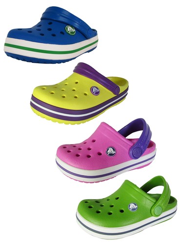 Crocs Crocband Kids Slip On Clog Shoes