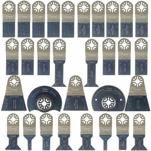 31 X Blades Oscilante Profesional sabrecut caso para Bosch Makita herramienta de múltiples