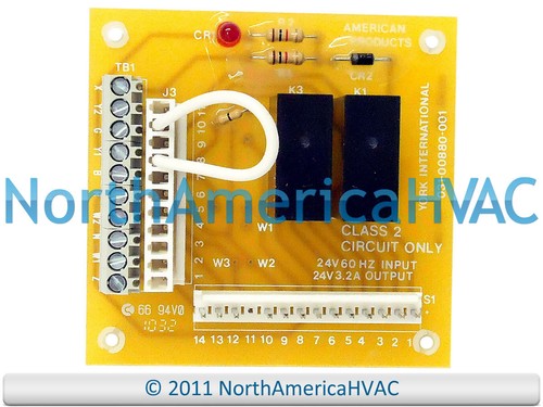 York Coleman Control Board 031-00880-004 031-00880-006