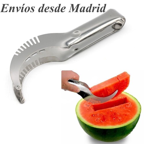 Details about / CUCHILLO CORTADOR SERVIDOR PARA SANDIA MELON CORTAR Y SERVIR FRUTA CORTADORA