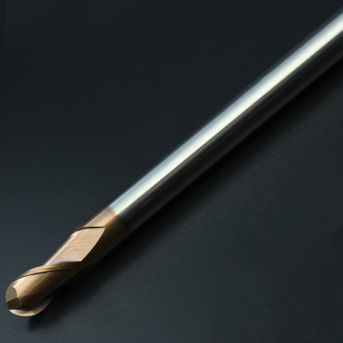 2 Flute Milling Cutter HRC55 Ball Nose Solid Carbide End Mill R1.5mm-R10mm For