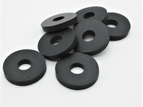 Thick Rubber Round Spacers 1//4/" Thick 1//2/" ID x 1 1//2/" OD Various Pack Sizes