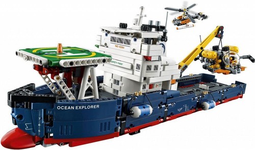 LEGO Technic 42064 Forschungsschiff Schubboot mit Lastkahn Ocean Explorer N1//17