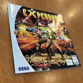 Expendable (Sega Dreamcast, 1999) Manual Only No Game