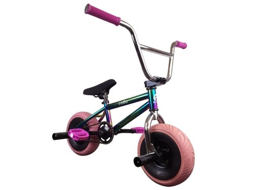 1080 Mini Vélo BMX 10/" Roues Freestyle Stunt Vélo-Jet Fuel Neo-Chrome Rose