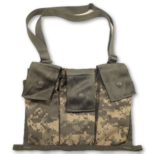 6 Magazine Bandoleer Pouch MOLLE 5.56 ACU USGI Army 6 Mags G2 Good