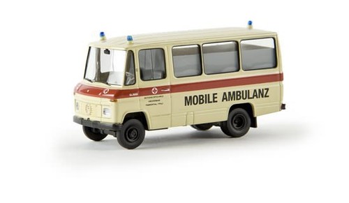 Brekina 36705 mercedes benz o 309 bus /"rdc Mobile ambulancia/" Frankenthal 1:87 nuevo