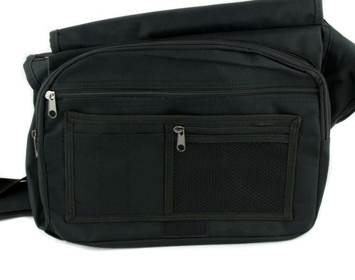 Black and White American Flag with Penagram Sling Messenger Bag Cross Body Hand