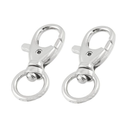 10pcs Petit sac d/'argent fermoirs Clips Homard pivotant Mousquetons Hoo BK2X