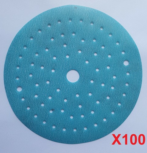 4CR Schleifscheiben Schleifpapier P80-P2000 Exzenter Klett 150mm 75-Loch