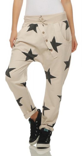 Shirtella Donna Pantaloni Sweatpants Jogging Pantaloni Casual Pantaloni Harem a stella