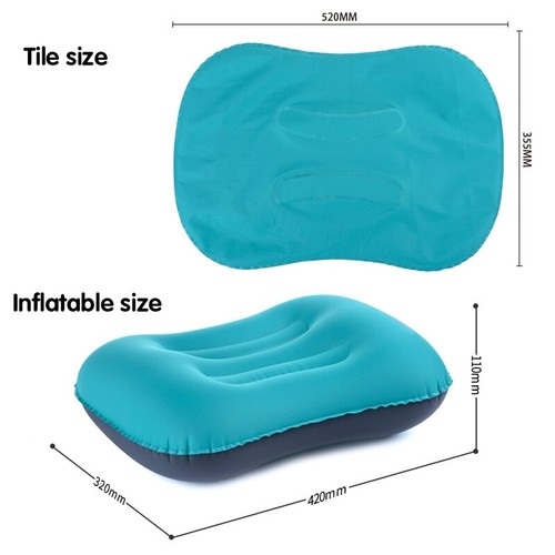 Ultralight Camping Pillow//Inflatable Air Pillow for Neck /& Lumbar Sleep, Travel
