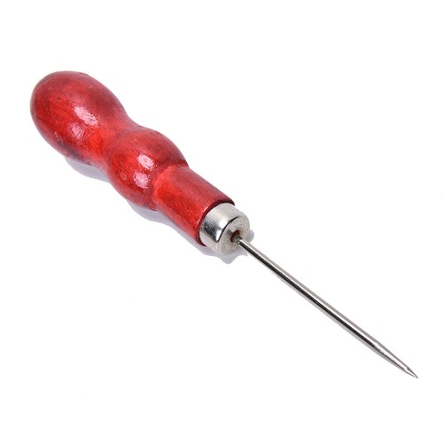 3X Leather Craft Cloth Maker Stitching Overstitch Awl Tool Pin Punching Hole MW