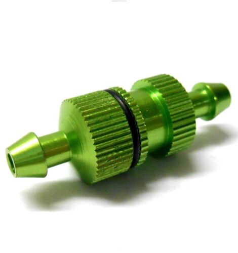 L11502 1//10 Scale R//C RC Nitro Engine Small Inline Alloy Oil Fuel Filter Green