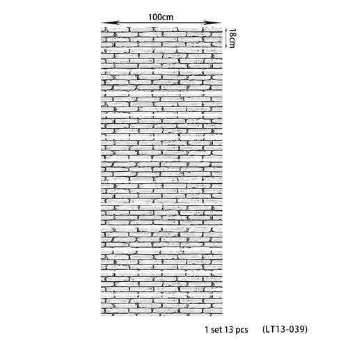6X//13X Brick Staircase Stair Riser Stickers Wall Decals Home Decor Self-adhesive