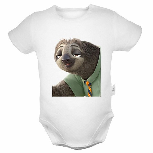 Zootopia Zootropolis Three-toed Sloth Newborn Jumpsuit Baby Bodysuit Outfit Sets