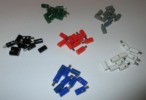 pezzi 23,25 CT assortiti NUOVO * 60 pezzi-Spina//MANICOTTI TONDO 2,6mm