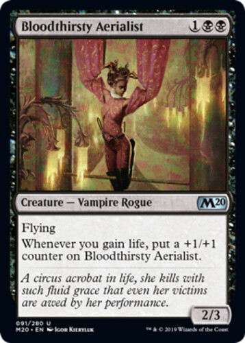 Bloodthirsty Aerialist x4 Magic the Gathering 4x Magic 2020 mtg card lot