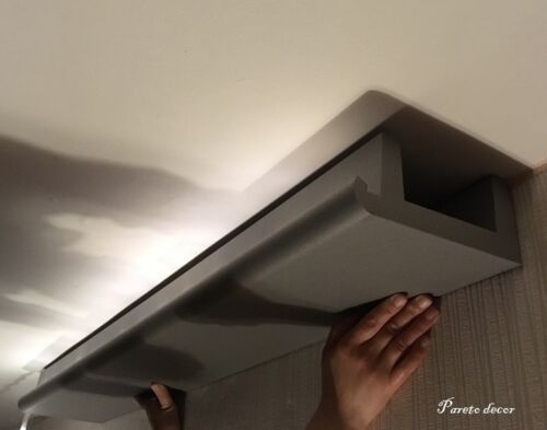 7 Meter LED Licht Bebauung Stuckleiste für indirekte Beleuchtung XPS OL-18