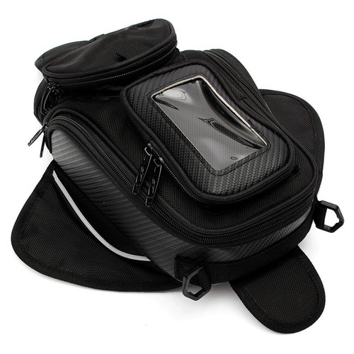 Universal Magnetic Magnet Motorcycle Bike Oil Fuel Tank Phone Saddle Pouch Bag