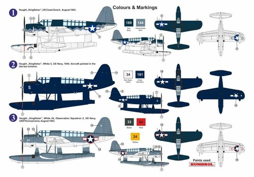 AZ Models 1//72 OS2U Kingfisher /"US service/" plastic kit