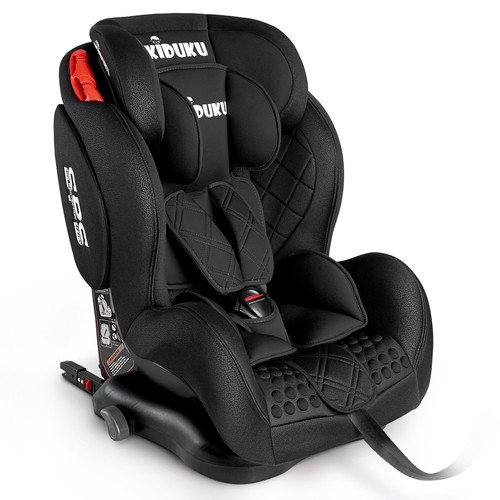 Autokindersitz Autositz Kinderautositz mit ISOFIX 9-36kg Gruppe 1+2+3 Schwarz