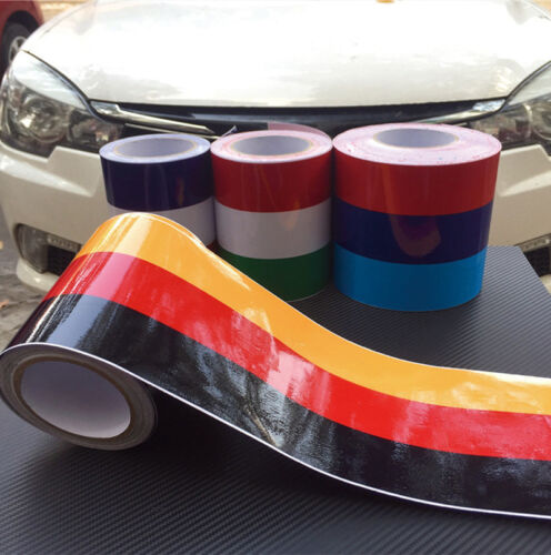 6M PVC Self adhesive sport style Auto Car Sticker Stripe Decal Decoration 1 roll