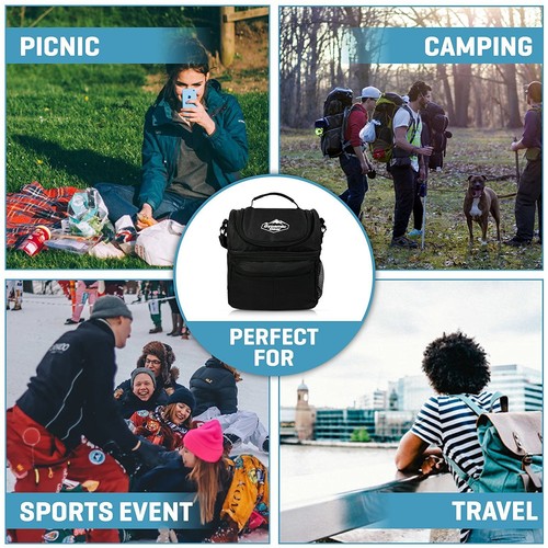 Adults//Men//Women, Dynamic Gear Refrigerated Lunch Box Tote Bag Large