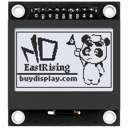 1.54 inch White 128x64 Graphic LCD Display Module SPI for Arduino