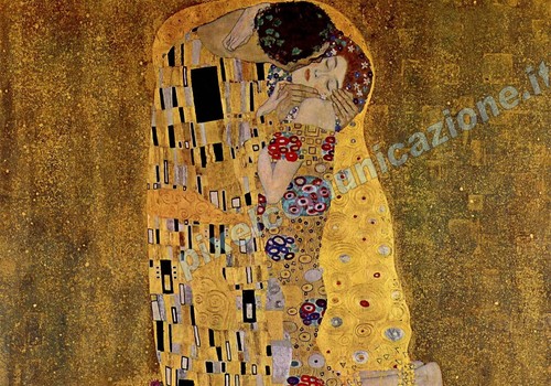 Paintings modern furniture POSTER The Kiss Gustav Klimt Art Art Nouveau Liberty