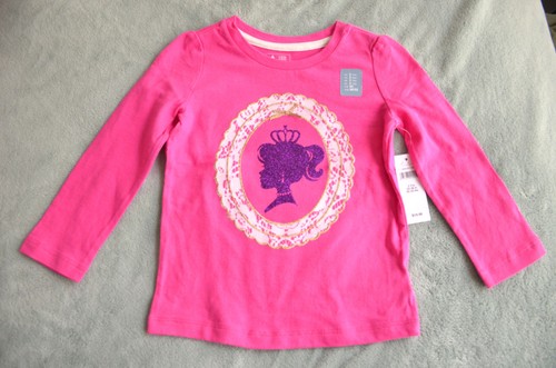 BabyGap Infant Toddler Girl Long Sleeve Cotton Shirt Top 12-18-24-2T-3T-4T-5T