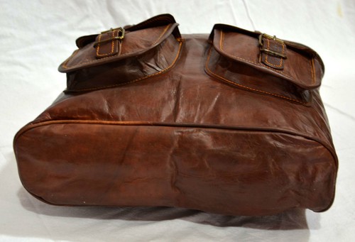 Real leather vintage ladies bag goat hide handbag tote from india for girls