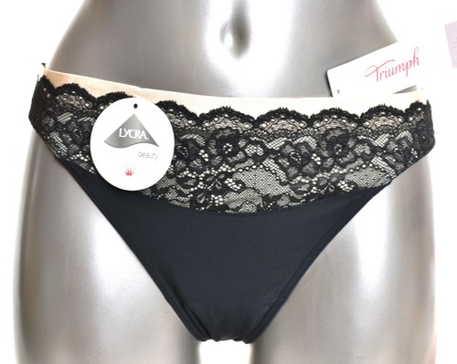 Triumph Thongs Contouring Sensation String Black Blue Skin XS//36 L//42 XL//44