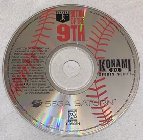 Bottom of the 9th (Sega Saturn, 1996) Missing Manual - Untested